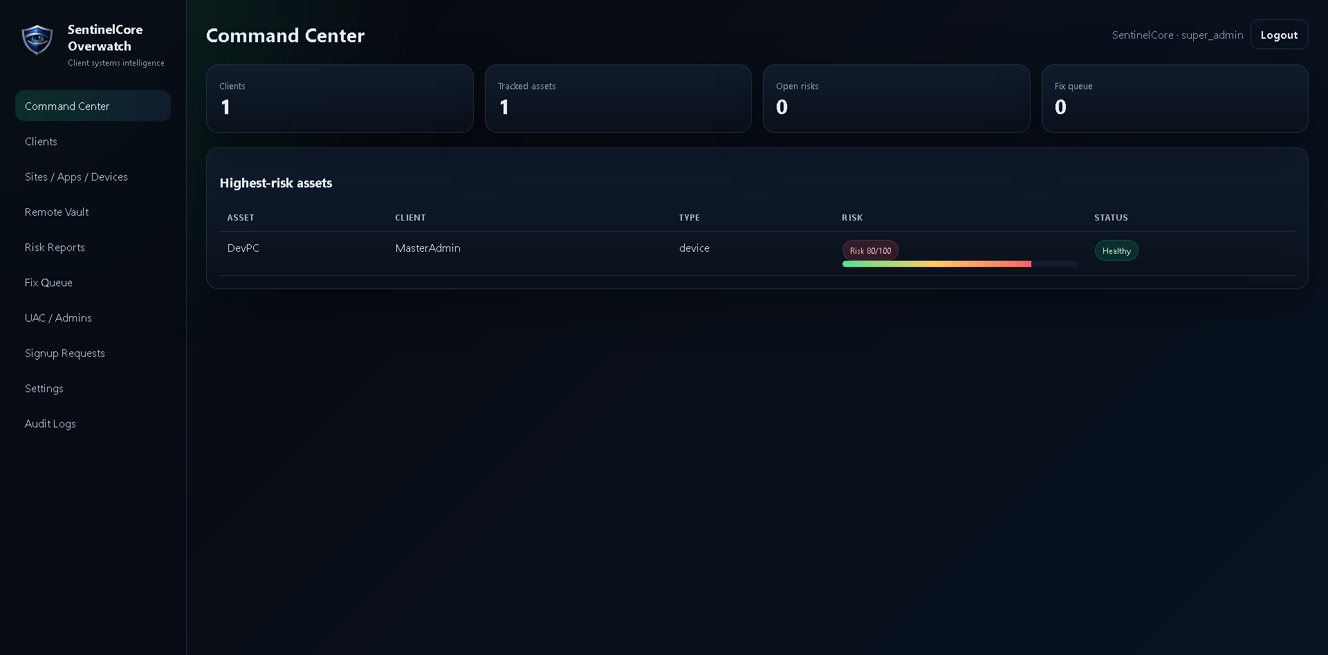 SentinelCore Overwatch screenshot 3